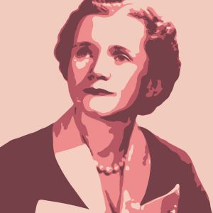 Illustration of Rachel Carson