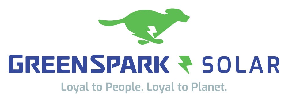 GreenSpark Logo featuring running dog