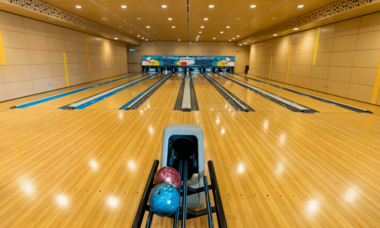 empty bowling alley